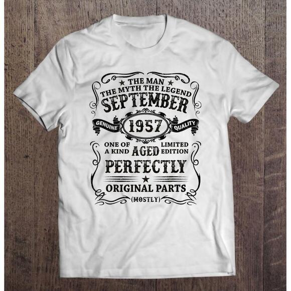 Other - September 1957 The Man Myth Legend 66 Years Old Birthday Gift Tshirt